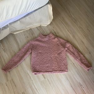 pink sweater